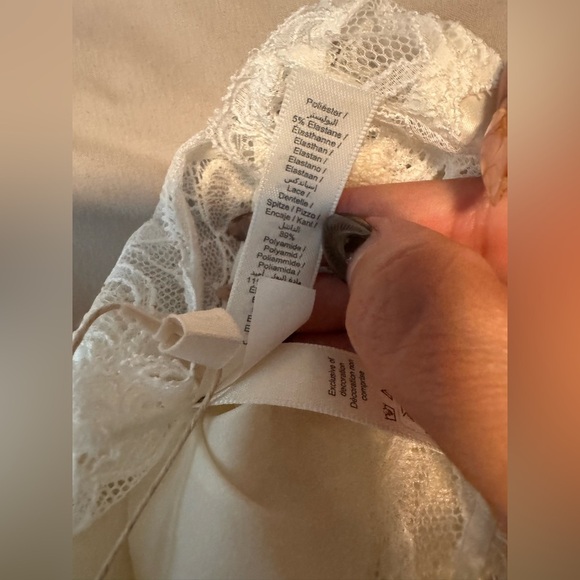 Skims Woven Shine lace Midi Slip Dress - Picture 8 of 10